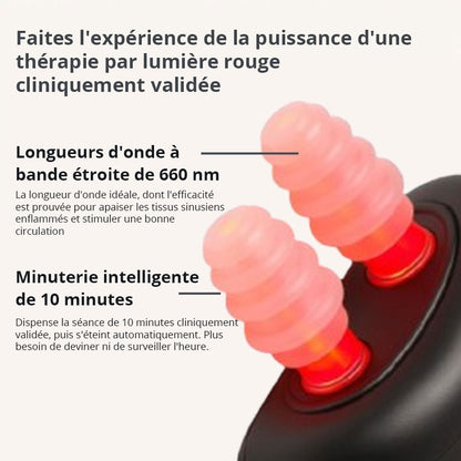 Appareil de thérapie nasale à lumière rouge